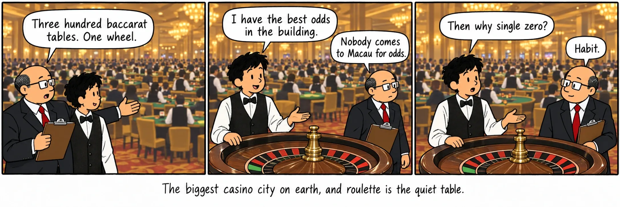 Yeryüzünün en büyük casino şehri ve rulet sessiz masa.